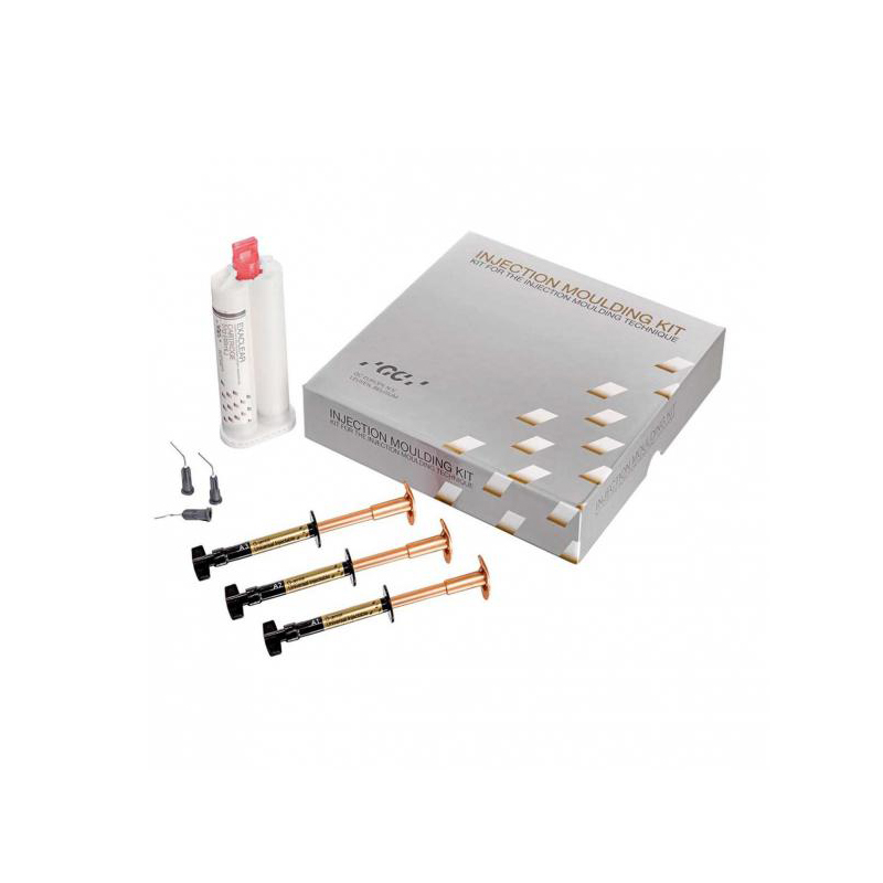 Injection Moulding Kit 10003753 GC - Contenido: 3 jeringas G-ænial Universal Injectable (A1,A2,A3) + 1xcartucho Exaclear 