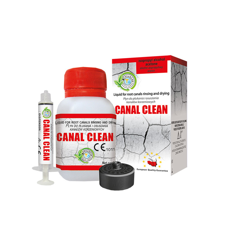 Canal Clean Alcohol Isopropílico 40%, Acetona 40%.  Cerkamed - 1 bote 45ml