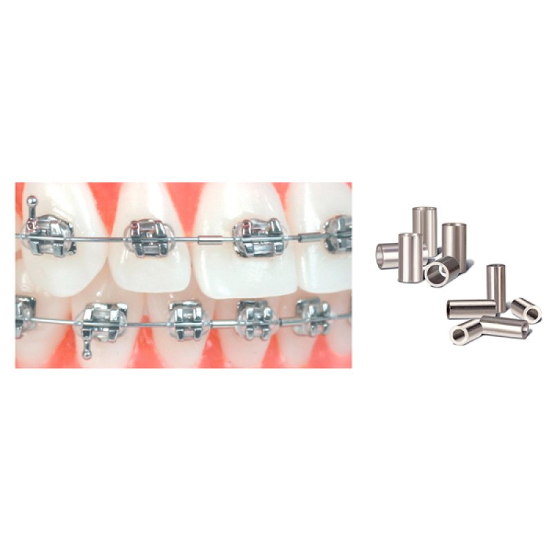 Mini tubos Crimpables grandes Crimpables J020-300 Ortho Technology - 25 unidades