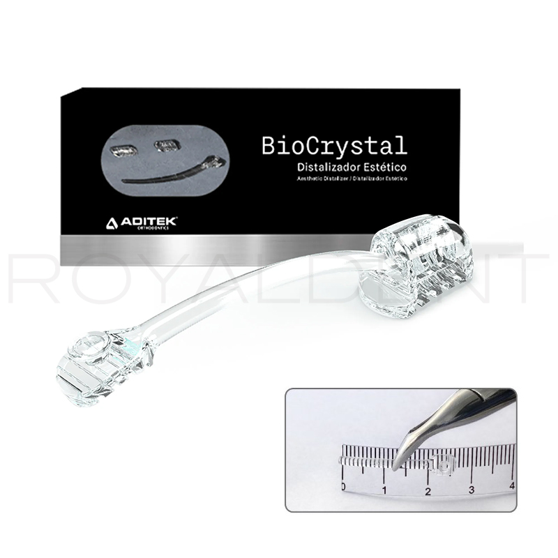 Kit de Distalizador estético BioCrystal Aditek - 4 unidades de 22 mm más 1 regla