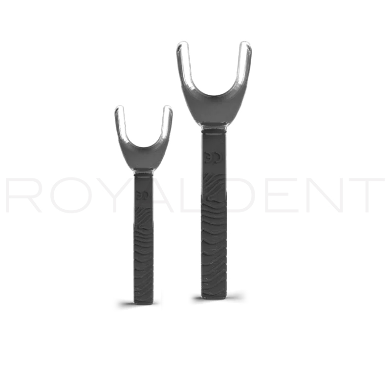 Retractor labial Cristal vertical  Fotodental - 2 unidades- 1 grande y 1 pequeño