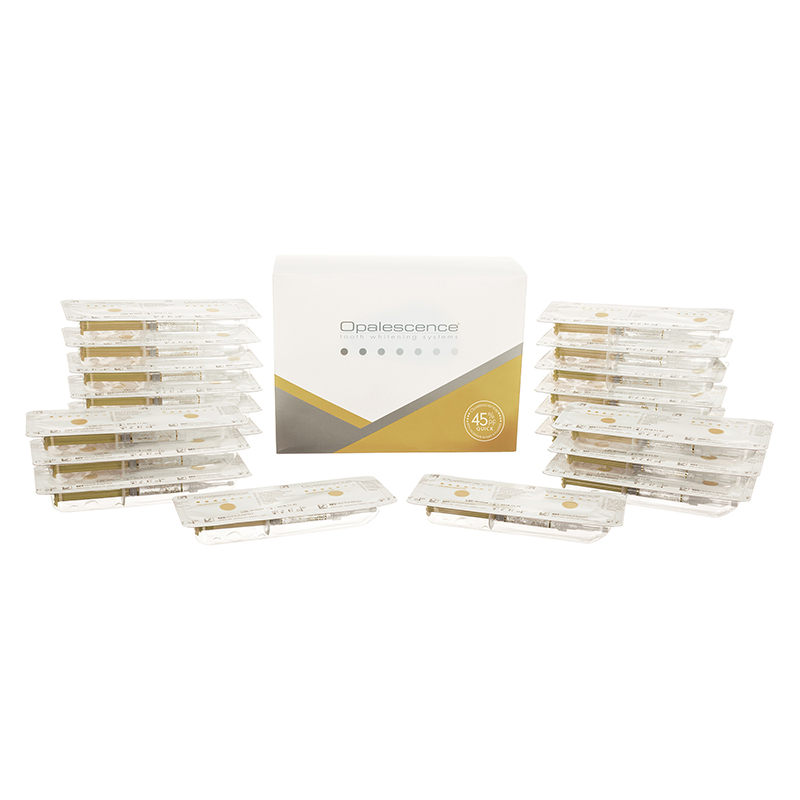 Opalescene Quick PF 45% Pack Eco Ultradent - Peróxido de carbamida al 45 %: 20 jeringas de 1,2 ml.